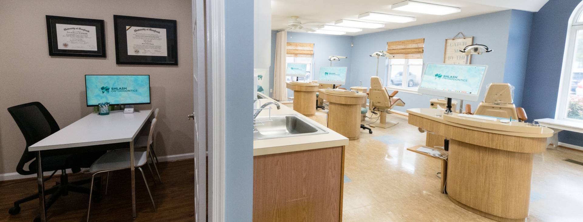 Clinic and Consult Room Shlash Orthodontics in Olney, MD