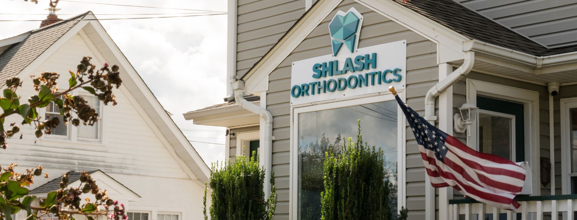 Floral Office Exterior Shlash Orthodontics in Olney, MD