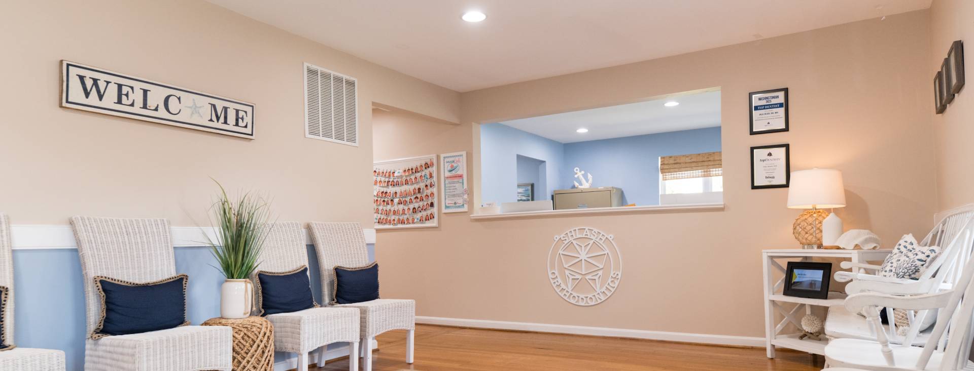 Waiting Room Shlash Orthodontics in Olney, MD